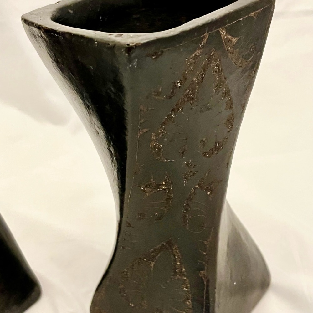 Ceramic Tealight Holders Vase ‘Twist of Fate' Lombok Pottery Center Indonesia - Picture 2 of 8